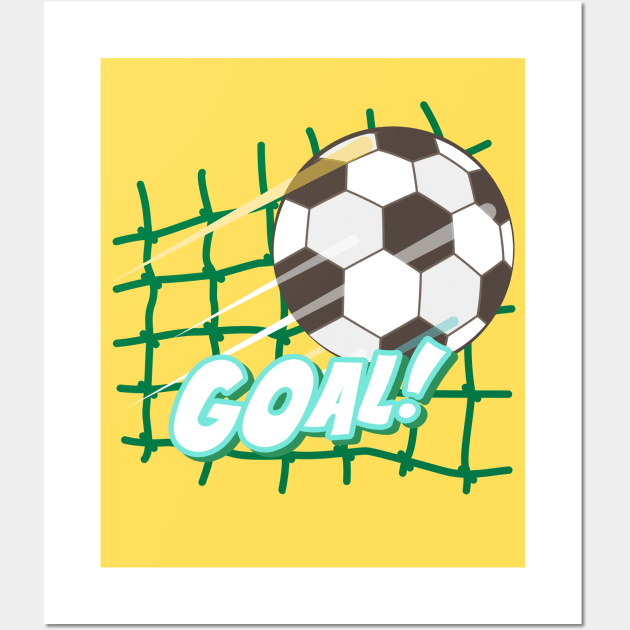 Goal, soccer Wall Art by T-Crafts